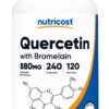 NUTRICOST Quercetin with Bromelain - Kwercetyna + Bromelaina (240 kaps.)