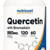 NUTRICOST Quercetin with Bromelain - Kwercetyna + Bromelaina (120 kaps.)