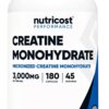 NUTRICOST Creatine Monohydrate - Monohydrat kreatyny (180 kaps.)