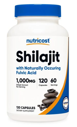 NUTRICOST Shilajit 500 mg - Mumio (120 kaps.)