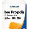 NUTRICOST Bee Propolis 5% Flavonoids 500 mg - Propolis pszczeli standaryzowany (120 kaps.)