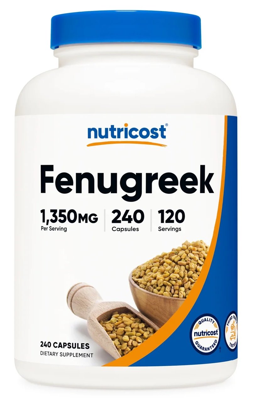 NUTRICOST Fenugreek - Kozieradka (240 kaps.)