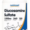 NUTRICOST Glucosamine Sulfate - Siarczan glukozaminy KCl (240 kaps.)