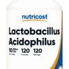 NUTRICOST Lactobacillus Acidophilus 10 Billion CFU (120 kaps.)