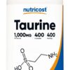 NUTRICOST Taurine 1000 mg - Tauryna (400 kaps.)