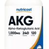 NUTRICOST AKG - Kwas alfa ketoglutarowy (240 kaps.)