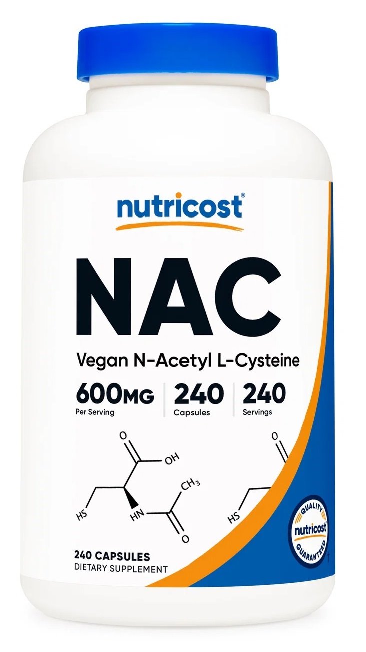 NUTRICOST NAC N-Acetyl L-Cysteine (240 kaps.)