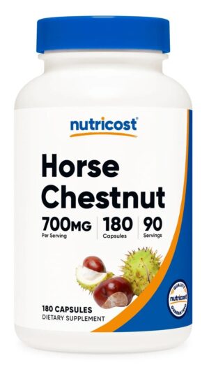NUTRICOST Horse Chestnut 350 mg - Ekstrakt z kasztanowca (180 kaps.)