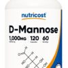 NUTRICOST D-Mannose 500 mg - D-mannoza (120 kaps.)