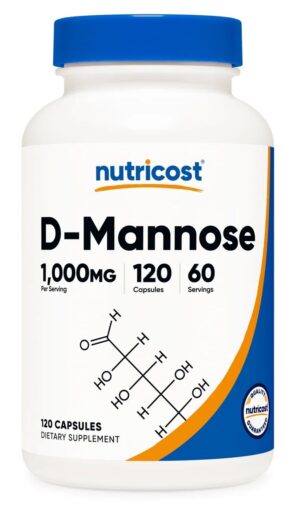 NUTRICOST D-Mannose 500 mg - D-mannoza (120 kaps.)