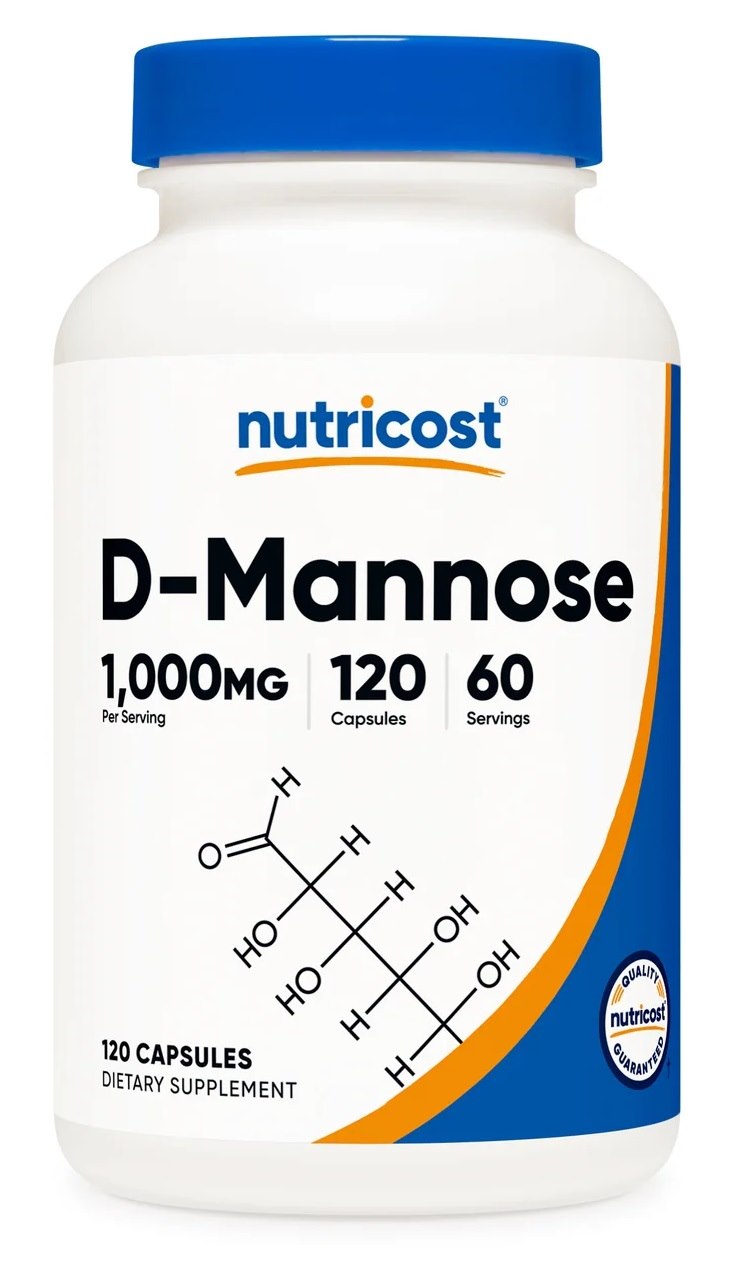 NUTRICOST D-Mannose 500 mg - D-mannoza (120 kaps.)
