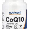 NUTRICOST CoQ10 100 mg - Koenzym Q10 (30 kaps.)