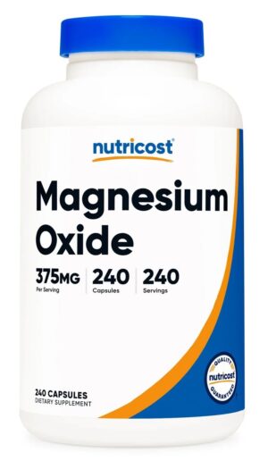 NUTRICOST Magnesium Oxide 210 mg - Tlenek magnezu (240 kaps.)