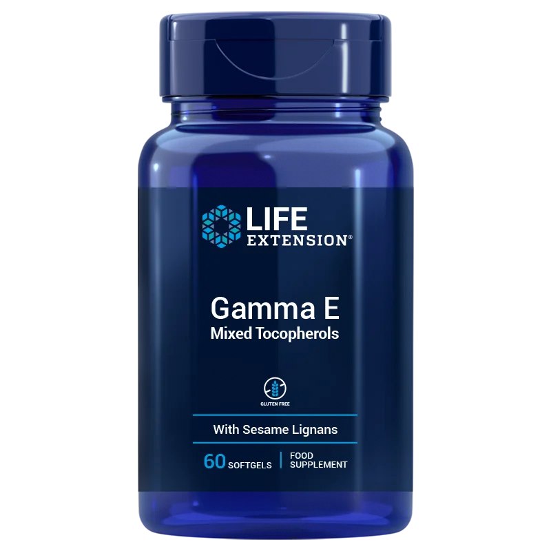 LIFE EXTENSION Gamma E Mixed Tocopherols EU (60 kaps.)