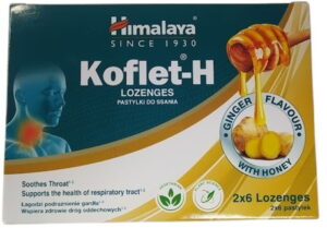 HIMALAYA Koflet-H, imbirowy (12 tabl.)