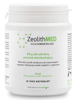 ZEOLITHMED Ultradrobny Zeolit Medyczny Mikronizowany (60 g)